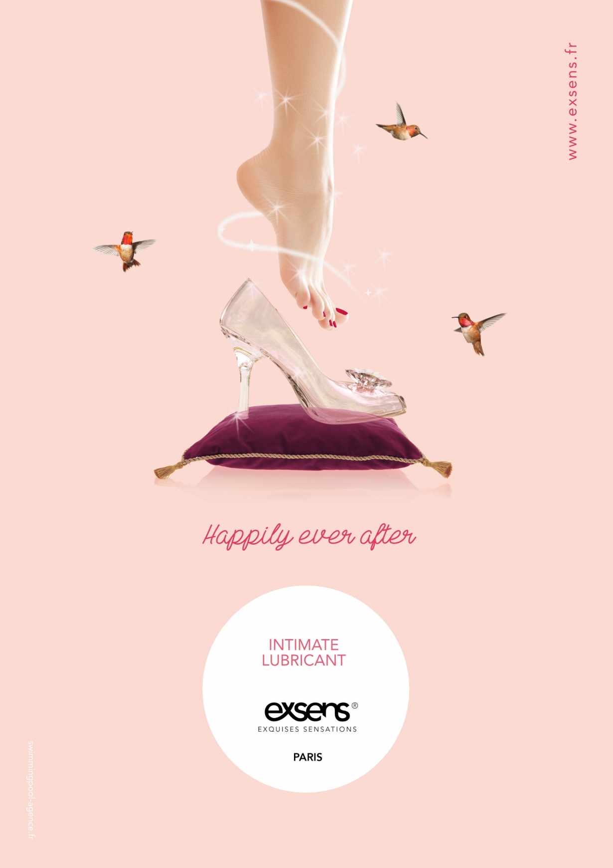 法國(guó)Exsens女子健康美容會(huì)所平面廣告創(chuàng)意設(shè)計(jì)-的腳腿部廣告