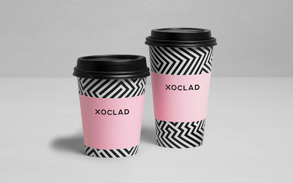 Xoclad巧克力糖果飲品店品牌形象識(shí)別設(shè)計(jì)和產(chǎn)品包裝設(shè)計(jì)11 飲料杯設(shè)計(jì)