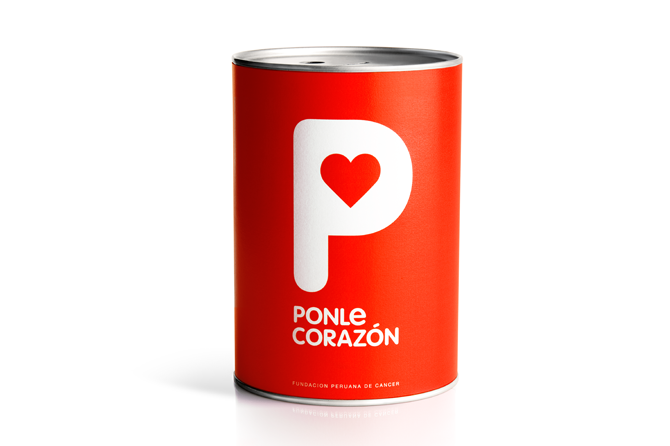秘魯癌癥基金會Ponle Corazón 標志及品牌形象設計標志效果圖——尚略廣告設計公司標志設計公司