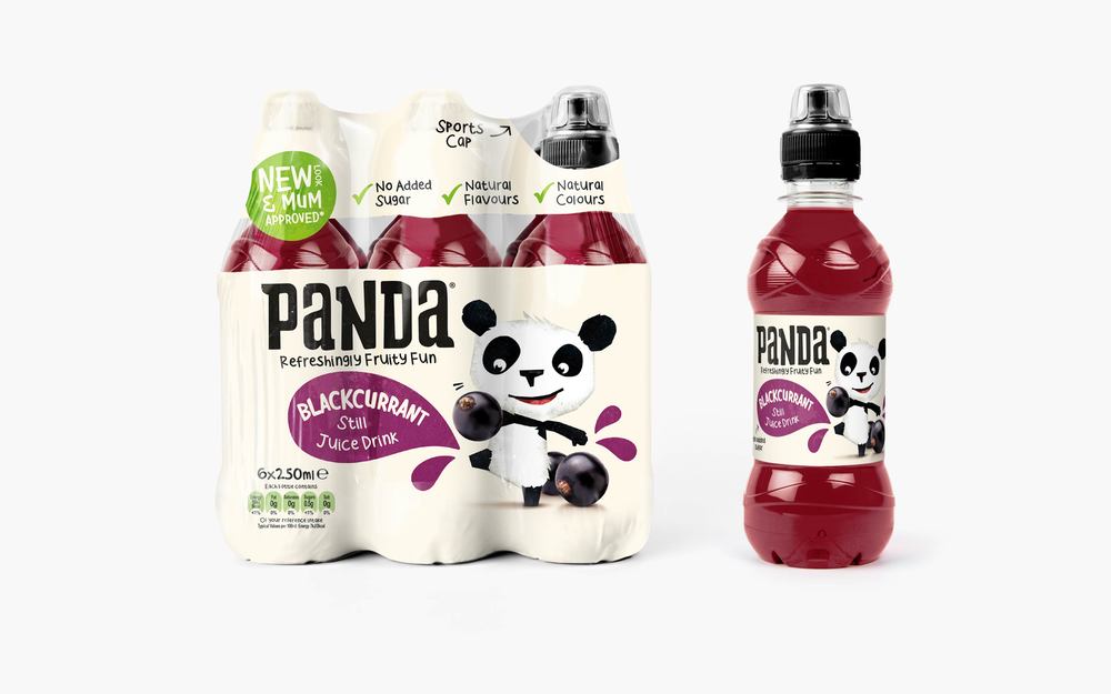 1.PANDA Soft Drinks 熊貓兒童軟飲料品牌標志設計、卡通形象設計、包裝設計-尚略廣告品牌策劃公司、標志設計公司、畫冊設計公司、包裝設計公司