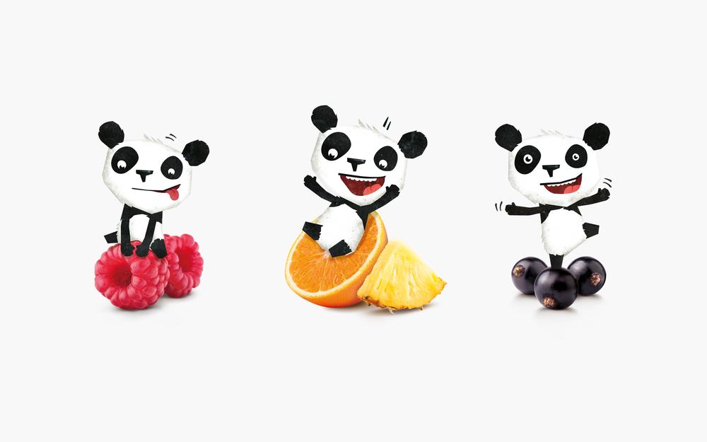 3.1.PANDA Soft Drinks 熊貓兒童軟飲料品牌標志設計、卡通形象設計、包裝設計-尚略廣告品牌策劃公司、標志設計公司、畫冊設計公司、包裝設計公司