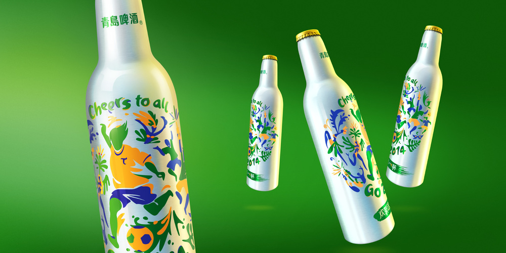 青島啤酒世界杯限量版包裝設計欣賞——上海尚略廣告包裝設計公司，上海營銷策劃公司，上海品牌策劃公司，上海品牌設計公司