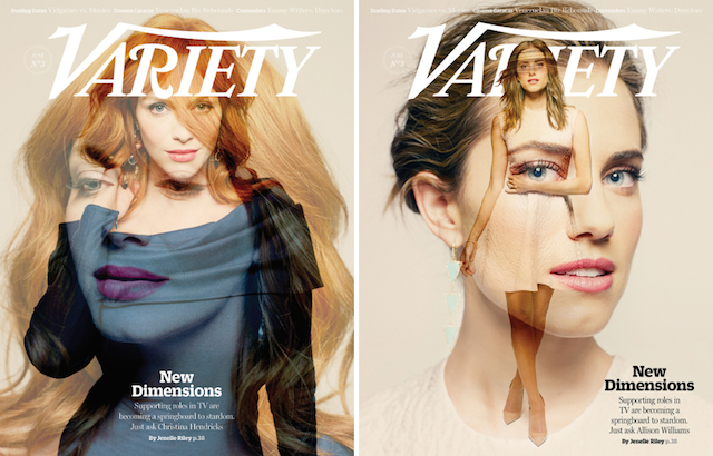 Variety 雜志封面設計——雙曝光人物封面平面設計-上海尚略廣告品牌策劃營銷策劃廣告設計平面設計公司