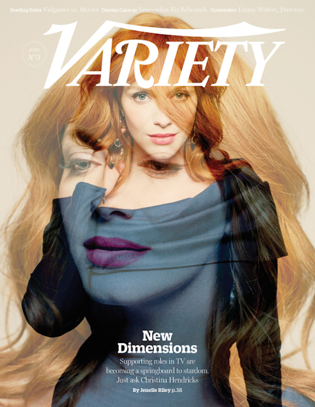 Variety 雜志封面設計——雙曝光人物封面平面設計-上海尚略廣告品牌策劃營銷策劃廣告設計平面設計公司