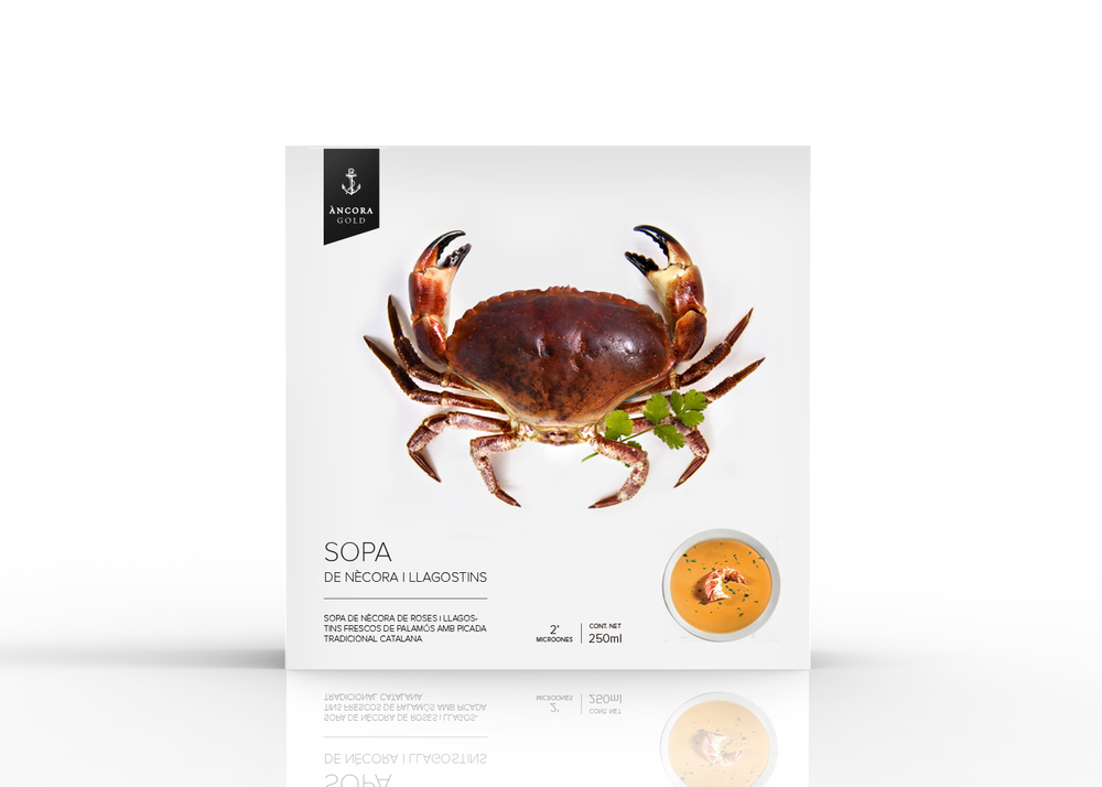 1.上海包裝設計公司——Ancora Gold生鮮食品螃蟹包裝設計1-尚略廣告品牌策劃營銷策劃公司