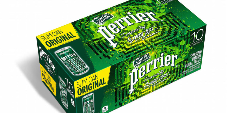Perrier 巴黎氣泡水街頭藝術限量收藏版包裝設計5