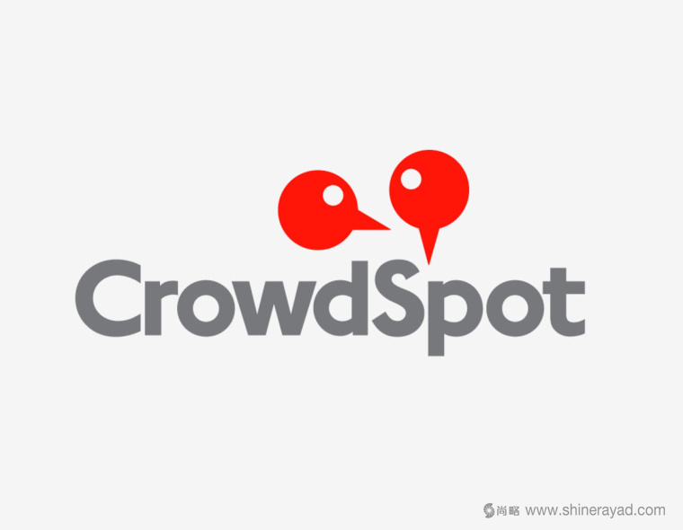 CrowdSpot 在線地圖信息點(diǎn)收集評(píng)論分享軟件工具LOGO設(shè)計(jì)-上海logo設(shè)計(jì)公司1