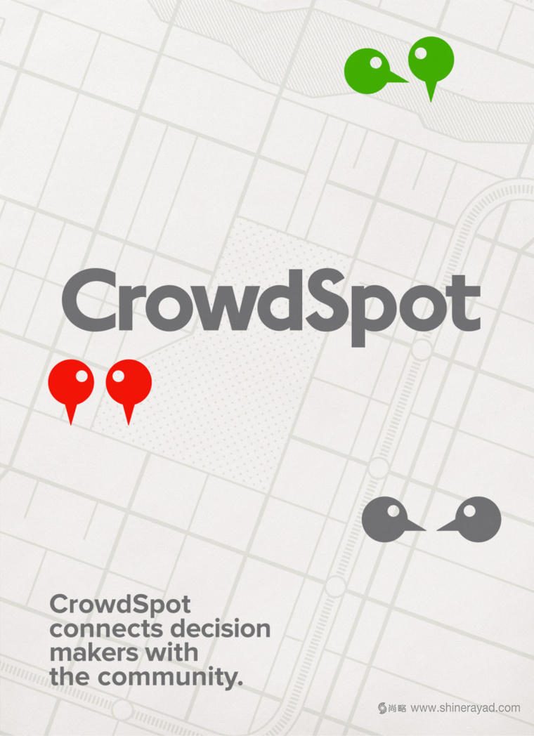 CrowdSpot 在線地圖信息點(diǎn)收集評(píng)論分享軟件工具LOGO設(shè)計(jì)-上海logo設(shè)計(jì)公司7