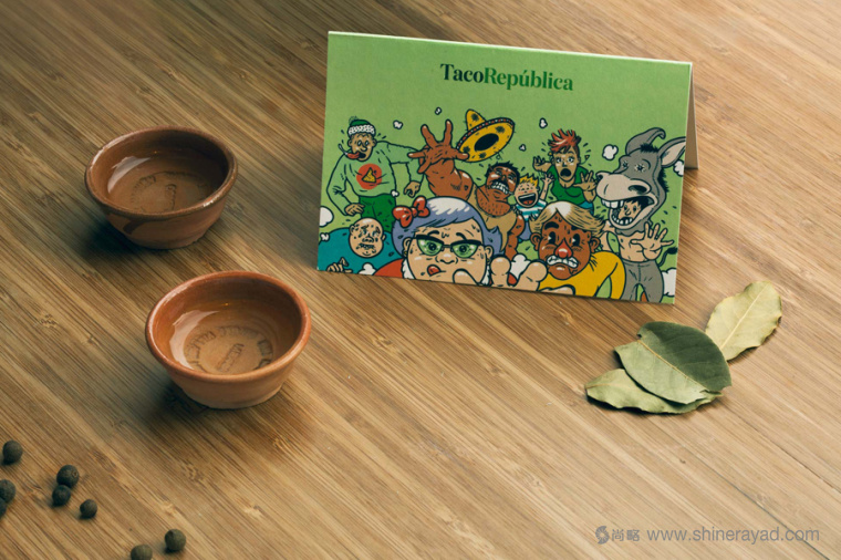 Taco República 墨西哥餐廳品牌形象設(shè)計漫畫風(fēng)格插畫設(shè)計-上海品牌形象設(shè)計1