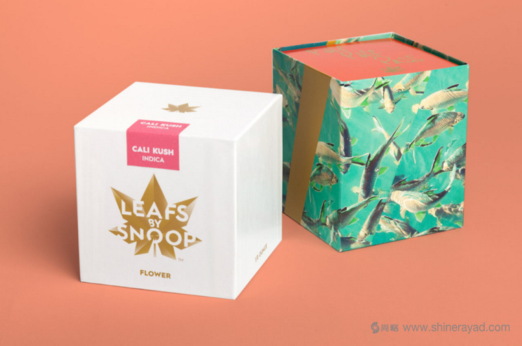 LEAFS BY SNOOP 大麻食品制品金色花朵包裝設計-上海包裝設計公司4 LEAFS BY SNOOP 大麻食品制品金色花朵包裝設計-上海包裝設計公司4