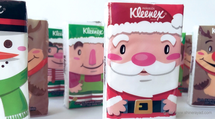 KLEENEX 圣誕節風格餐巾紙包裝設計-上海包裝設計公司3