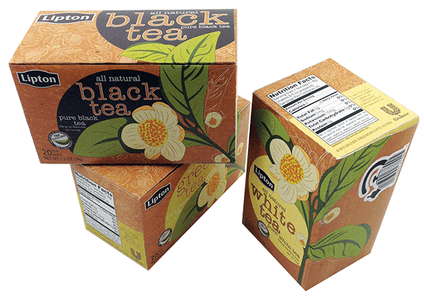 Lipton 立頓袋裝茶牛皮紙包裝設計4