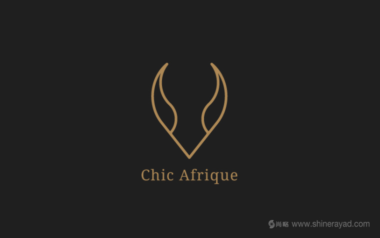 Chic Afrique 在線服飾零售電商女裝時(shí)裝服裝品牌LOGO設(shè)計(jì)-上海LOGO設(shè)計(jì)公司1