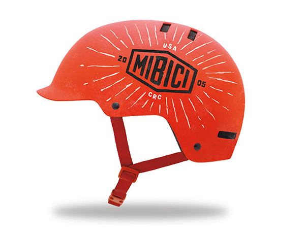 上海標志設計公司分享MIBICI 自行車運動協會標志設計與品牌形象設計4-安全帽設計