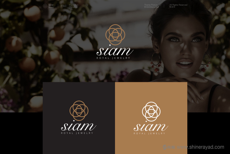 Siam 暹羅黃金珠寶首飾品牌標(biāo)志LOGO設(shè)計(jì)-上海LOGO設(shè)計(jì)公司1