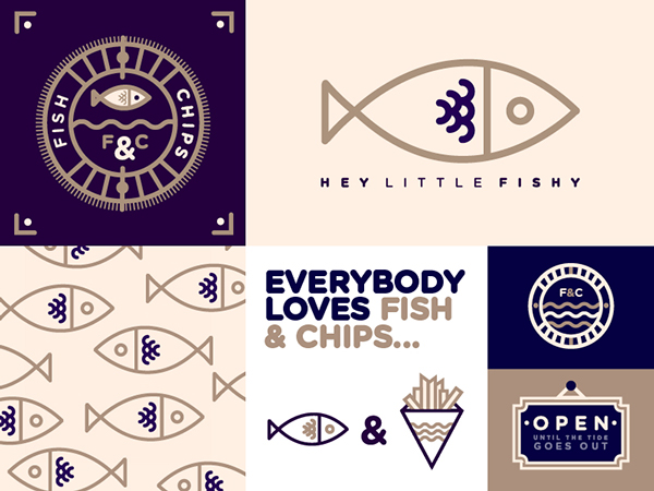 上海品牌策劃設(shè)計公司設(shè)計分享：Fish & Chips 水產(chǎn)魚品牌形象設(shè)計8