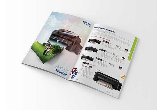 上海宣傳畫冊設計公司分享Epson 愛普生打印機產(chǎn)品宣傳畫冊設計2