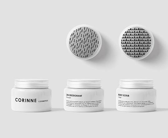 Corinne 黑白護膚化妝品包裝設計-上海包裝設計公司國外包裝設計欣賞4