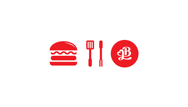 Burger&Love 漢堡快餐餐廳品牌形象設計7-圖形設計