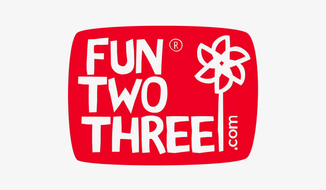 FunTwoThree 兒童網站標志設計-上海平面設計公司設計推薦