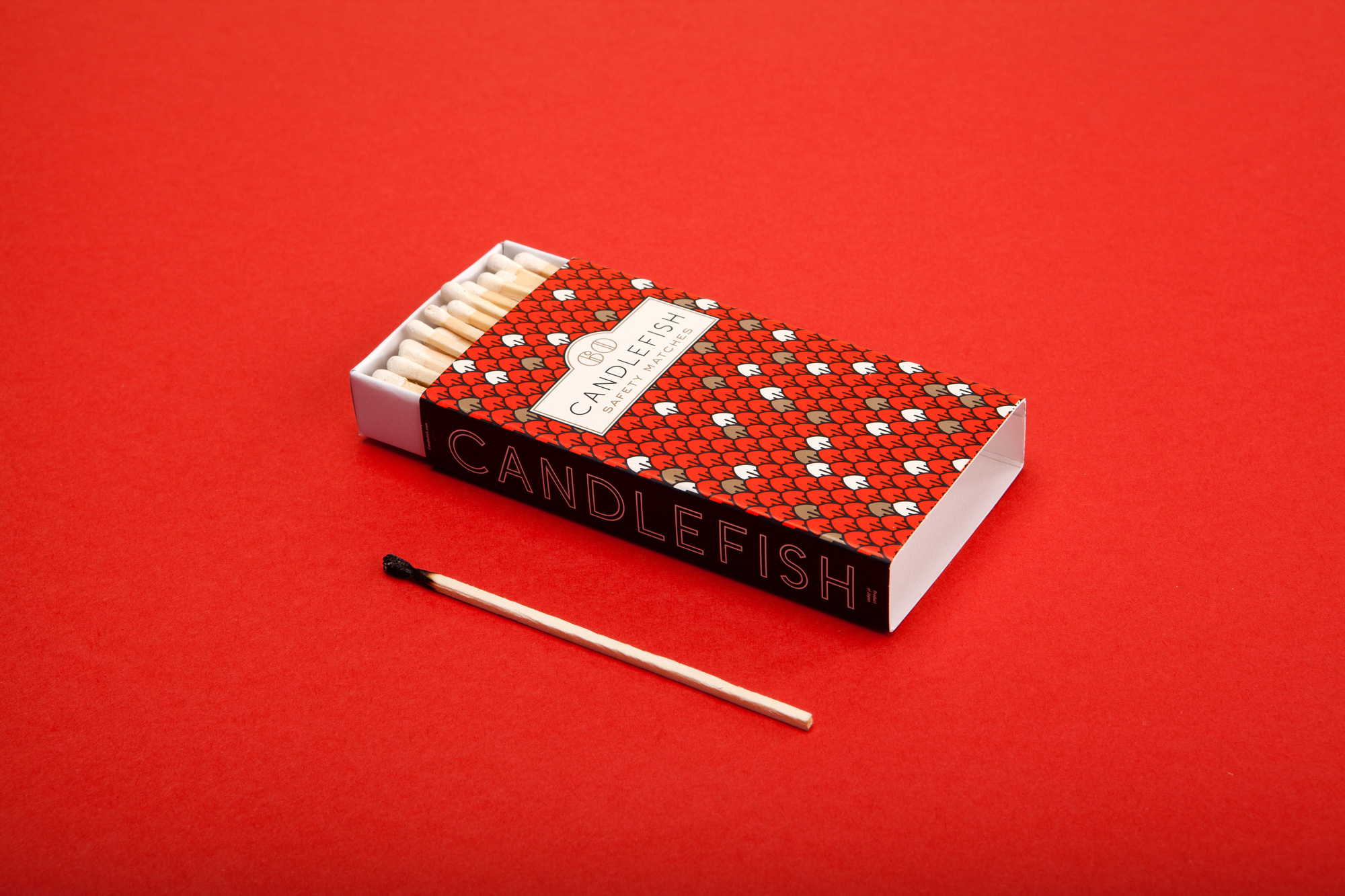 Candlefish火柴蠟燭品牌形象設計標志設計包裝設計