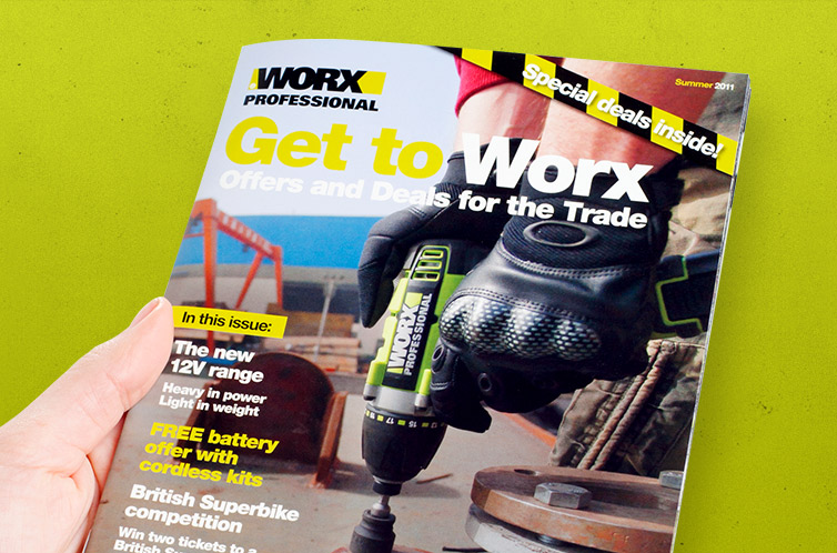 WORX 專業電轉電動工具品牌形象策劃設計3-產品宣傳冊設計