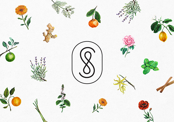 Savon Stories手工肥皂精油品牌標志設計包裝設計2