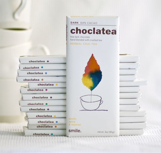 尚略上海包裝設計公司設計佳作：Choclatea水彩插畫茶葉包裝設計2