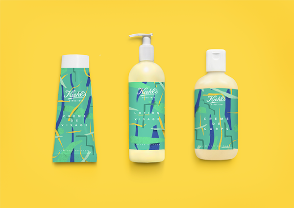 Kiehl''s 果汁飲料瓶裝筆觸藝術包裝設計-上海尚略包裝設計公司分享6