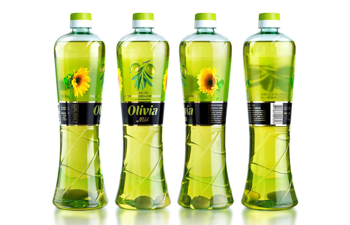 上海食用油包裝設計公司分享 Olivia橄欖油葵花籽油包裝設計2