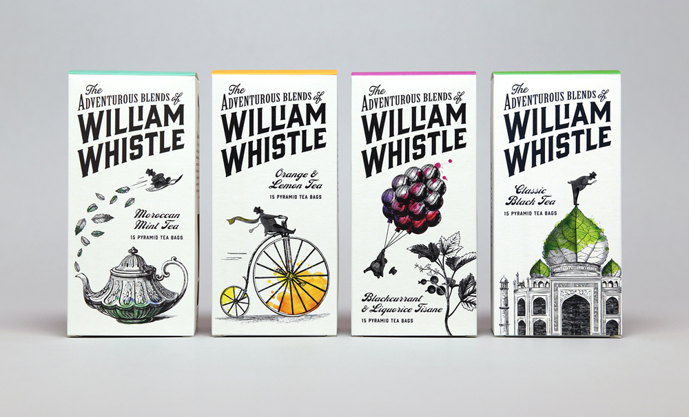 William Whistle 茶葉和咖啡品牌包裝設(shè)計1