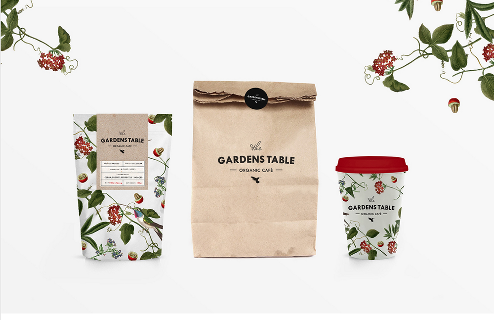 The Gardens Table 咖啡品牌VI形象設計包裝設計-上海品牌設計公司設計欣賞7