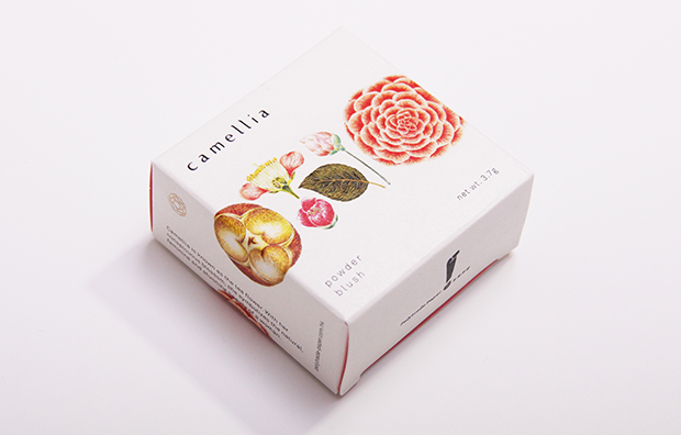 上?；瘖y品包裝設計公司包裝欣賞：CAMELLIA 山茶花化妝品包裝設計6
