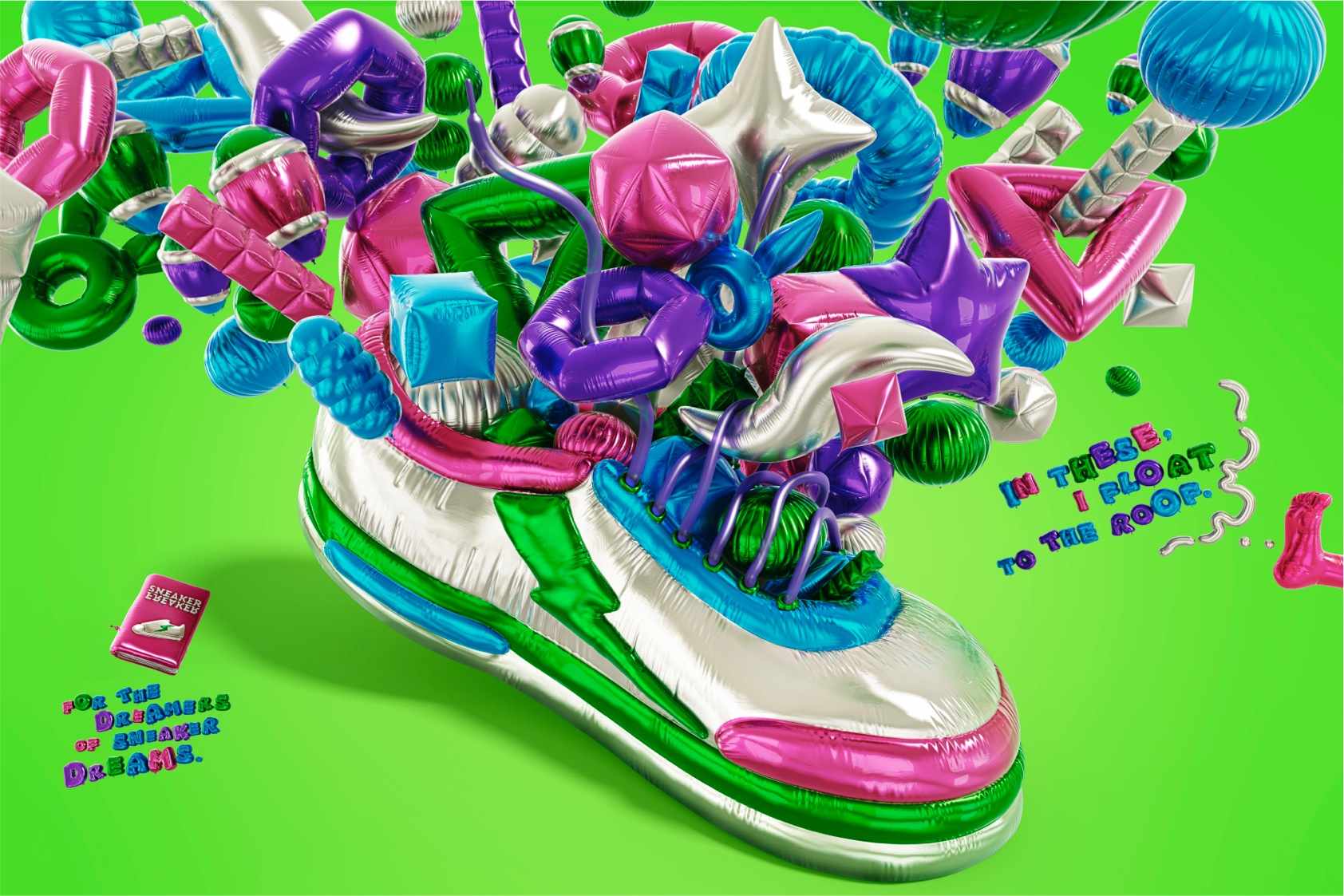 Sneaker Freaker 運動鞋球鞋雜志超炫超酷平面創(chuàng)意廣告設(shè)計-上海廣告設(shè)計公司廣告欣賞1