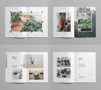 Botanic 植物園花草栽培園多圖畫冊設(shè)計版式5-畫冊內(nèi)頁設(shè)計