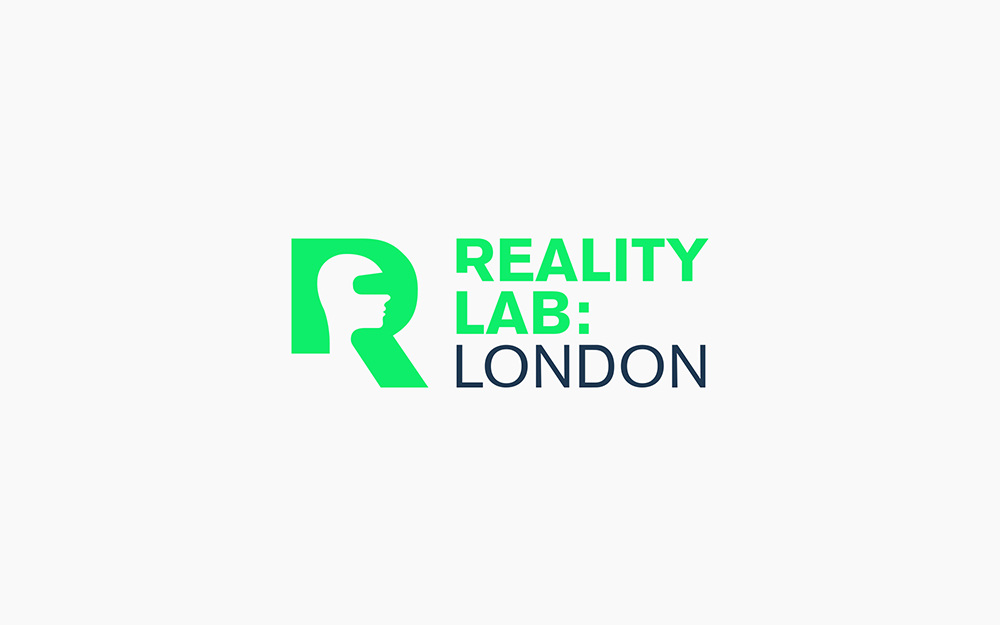 倫敦Reality虛擬現實實驗室R字母標志設計3