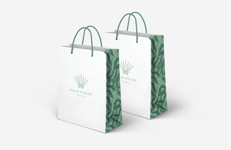 Palm House 棕櫚海景旅游度假房地產標志設計品牌視覺形象設計6