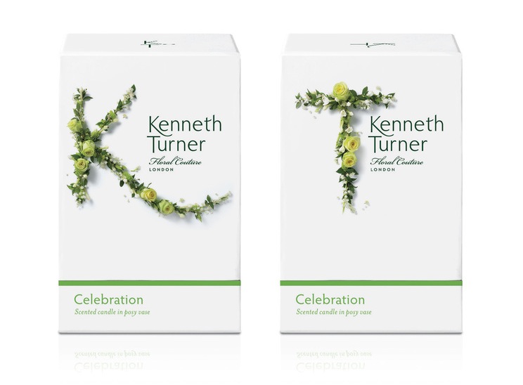 Kenneth Turner 香薰蠟燭花卉包裝設計