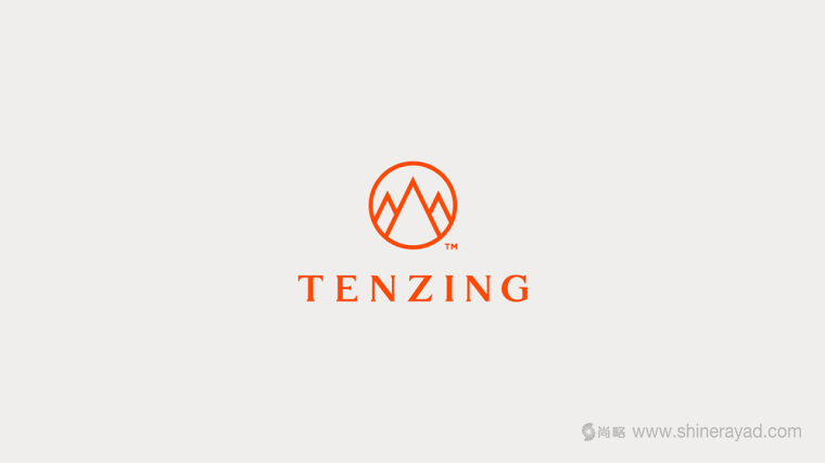 Tenzing 男士護膚品品牌標志設計1