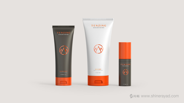 Tenzing 男士護膚品品牌包裝設計4
