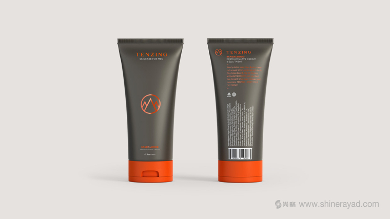 Tenzing 男士護膚品品牌包裝設計2