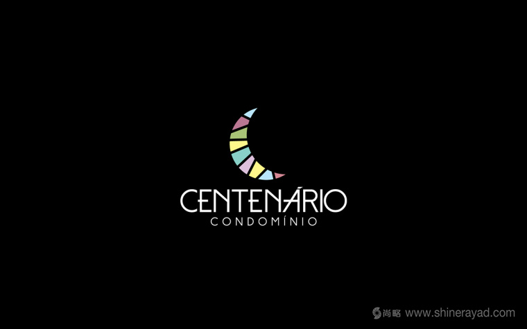 Centenário公寓地產(chǎn)月牙圖形標志設(shè)計2