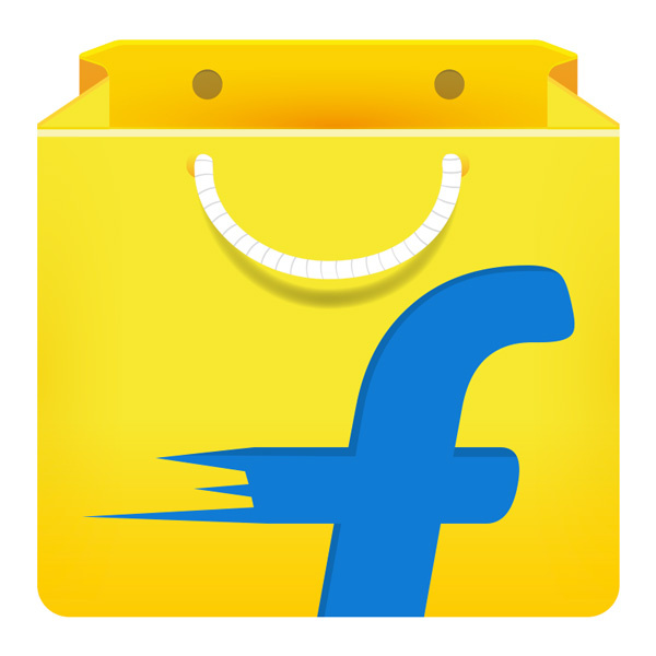 度最大的電商公司Flipkart黃色購物袋LOGO設計2