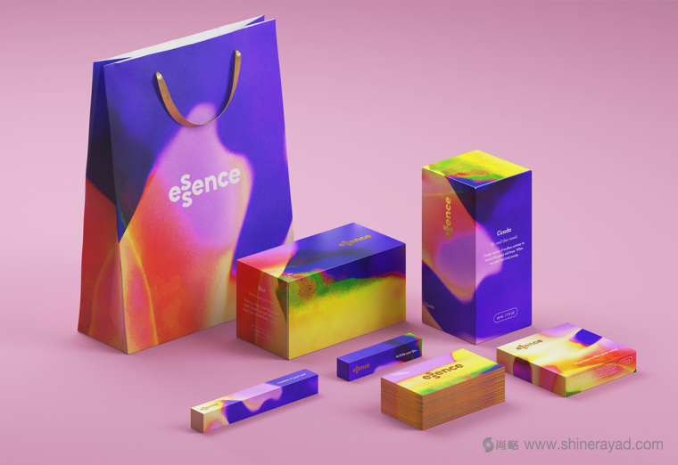 英國化妝品香水品牌Essence品牌水彩風(fēng)包裝設(shè)計(jì)欣賞8