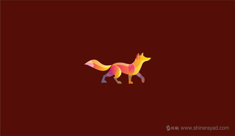 animals動物logo設計-上海LOGO設計公司設計欣賞-狐貍LOGO