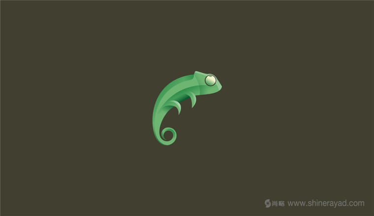 animals動物logo設計-上海LOGO設計公司設計欣賞-蜥蜴LOGO