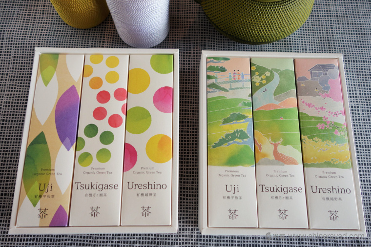 日本Saudade Tea 淡雅水彩插畫有機茶葉品牌包裝設計7