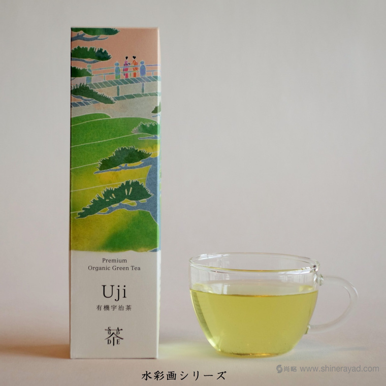 Saudade Tea 淡雅水彩插畫有機茶葉品牌包裝設計10