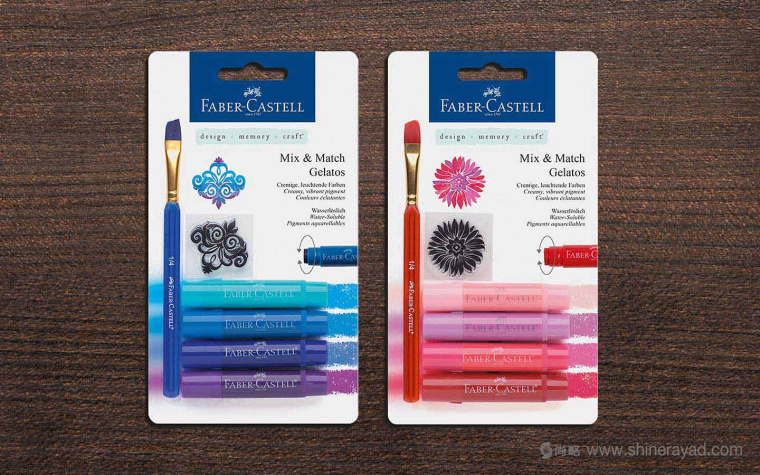 Faber-Castel 水彩筆畫筆文具品牌形象設計包裝設計9