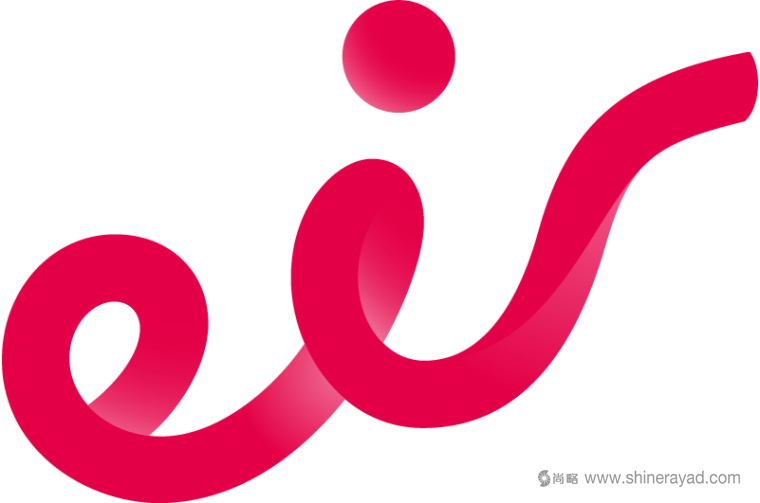 愛爾蘭電信公司Eircom品牌命名Eir與新文字LOGO設計VI設計0